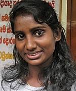 Dulani unsere neue, zweite Betreuerin im Chathura-Kinderheim in Sri Lanka 