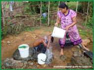 Dusche  Sri Lanka System beim Chathura-Kinderheim in Sri Lanka 