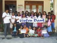 herzlichen Dank fuer die Hilfe fuer die Kinder im Chathura-Kinderheim in Sri Lanka