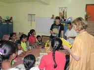 Besuch von der Realschule Donaueschingen im Chathura-Kinderheim