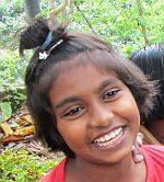 Taksha Kumari im Chathura-Kinderheim in Sri Lanka 