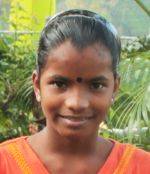 Nadika, im Chathura-Kinderheim in Sri Lanka 