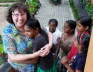 meine geliebten Kinder im Chathura-Kinderheim in Sri Lanka 