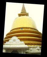 im goldenen Tempel von Dambulla. 