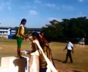 Siegerehrung beim Sportfest in Galle--Platz 1 für unsere Nisansala