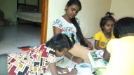  unsere neue Betreuerin im Chathura-Kinderheim