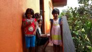 die Kinder im Chathura-Kinderheim sind wieder putzmunter