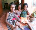 beste Freundinnen im Chathura-Kinderheim 