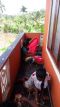 unsere Mädchen im Chathura-Kinderheim basteln Wesak Laternen