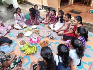 Shashikas big-girl-party im Chathura-Kinderheim