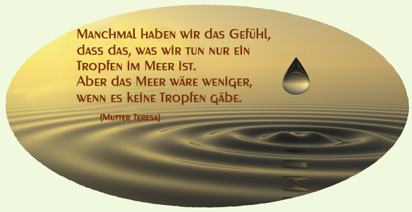 Spruch von Mutter Teresa