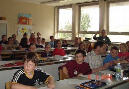 Besuch bei der Felsland Grundschule in Bruchweiler-Baerenbach im Mai 2006