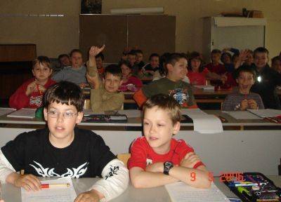 Besuch bei der Felsland Grundschule in Bruchweiler-Baerenbach im Mai 2006