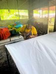 Besuch in einer Batikfabrik in Sri Lanka