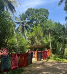 Besuch in einer Batikfabrik in Sri Lanka