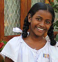 Prashila hat im Chathura-Kinderheim ein neues Zuhause gefunden -  Prashila at Chathura-Children's home Sri Lanka